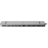 IOGEAR 13-Port Dock Pro USB Type-C Triple HD Dock with Power Delivery 3.0 GUD3C4K3