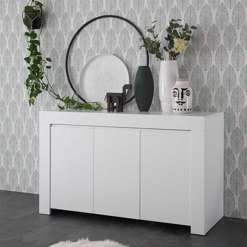 Weißes Sideboard mit 3 Türen modern