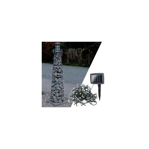 VOSS.garden Solar-Lichterkette Storsol, Garten-Lichterkette 100 LEDs, 10m
