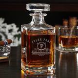 Home Wet Bar 28 Oz. Whiskey Decanter Glass | 8.5 H x 3.5 W in | Wayfair 9972