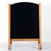 MT Displays Wood Chalkboard w/ Slide in Panels in Brown | 37.4 H x 26.38 W x 27.56 D in | Wayfair UWTCD06078X2000
