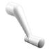 Prime-Line Casement Operator Crank Handle, Steel in White | 5.35 H x 3.75 W x 0.75 D in | Wayfair H 3712