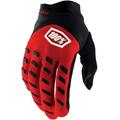 100% Airmatic Fahrrad Handschuhe, schwarz-rot, Größe M