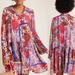 Anthropologie Dresses | Anthropologie Arabella Patchwork Tunic Dress | Color: Purple/Red | Size: S