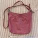 Coach Bags | Coach Pink Leather Crossbody Satchel | Color: Pink | Size: Os