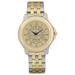 Men's Gold/Silver Hartwick College Hawks Two-Tone Medallion Wristwatch