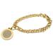 Gold Roger Williams University Charm Bracelet