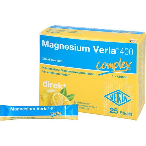 Verla – MAGNESIUM VERLA 400 Zitrone Direkt-Granulat Mineralstoffe