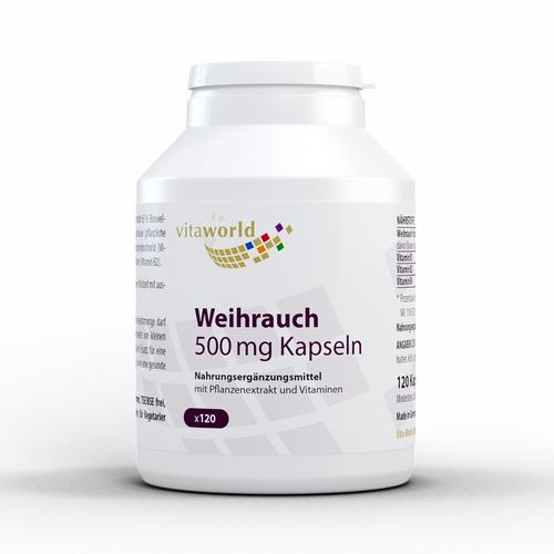 Vita World – WEIHRAUCH 500 mg Kapseln Mineralstoffe