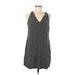 Old Navy Casual Dress - Shift V Neck Sleeveless: Black Dresses - Women's Size Medium