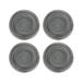 Godinger Silver Art Co Whisk Melamine Dinner Plate Set Of 4 Melamine in Gray | 10.8 W in | Wayfair 12430