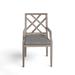 Summer Classics Haley Patio Dining Armchair w/ Cushions Wood in Brown | 36.63 H x 22.63 W x 25.88 D in | Wayfair 294527+C2646343N