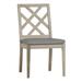 Summer Classics Haley Patio Dining Side Chair w/ Cushions Wood in Brown | 36.25 H x 20.75 W x 24.75 D in | Wayfair 294727+C265716N