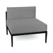 Summer Classics Elegante Patio Chair w/ Cushions, Linen in Black | 26 H x 28.25 W x 28.25 D in | Wayfair 425797+C676H6455N