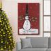 The Holiday Aisle® Tallhat Premium Gallery Wrapped Canvas - Ready To Hang Metal in Black/Blue/Green | 48 H x 32 W x 1 D in | Wayfair