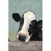 Gracie Oaks 'Holstein Cow III' Painting on Canvas in Blue | 13.5 H x 9.5 W x 1.375 D in | Wayfair E9952AB0797340D9BFEFAA8B5D618E65