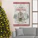 The Holiday Aisle® Christmas Barn Premium Gallery Wrapped Canvas - Ready To Hang Canvas, in Black/Blue/Green | 27 H x 18 W x 1 D in | Wayfair