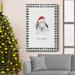The Holiday Aisle® Merry Christmas Sheep Premium Gallery Wrapped Canvas - Ready To Hang Canvas, Solid Wood in White | 36 H x 24 W x 1 D in | Wayfair