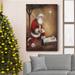 The Twillery Co.® In His Grace Premium Gallery Wrapped Canvas - Ready To Hang Canvas, Solid Wood in Brown/Red/White | 12 H x 8 W x 1 D in | Wayfair