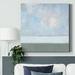 Orren Ellis Seagrass Mist II-Premium Gallery Wrapped Canvas - Ready To Hang Metal in Blue/Gray | 40 H x 40 W in | Wayfair