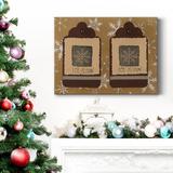 The Holiday Aisle® Tags- Premium Gallery Wrapped Canvas - Ready To Hang Canvas, Solid Wood in Black/Blue/Green | 20 H x 16 W x 1 D in | Wayfair