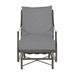 Summer Classics Monaco Patio Chair w/ Cushions, Linen in Gray | 36.75 H x 26 W x 34.25 D in | Wayfair 342531+C389H6343W6343