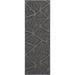 Gray 4' x 18' Area Rug - Latitude Run® Glensperth Indoor Outdoor Custom Size Area Rugs Made In USA Pattern Geometrical, Area Rugs Nylon | Wayfair