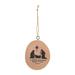 The Holiday Aisle® Set of 12 Religious Slice Nativity Silhouette Hanging Figurine Ornaments Wood in Black/Brown | 5.1 H x 4.4 W x 4.4 D in | Wayfair