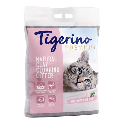 2x12kg White Rose Scented Tigerino Canada Clay Cat Litter