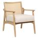 Vancia Contemporary Linen Upholstered Accent Chair by Furniture of America