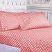 Superior Thread Count 600TC Cotton Blend Polka Dot Bed Sheet Set