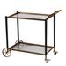 A&B Home Gold 35-inch Classic Chic Serving Cart