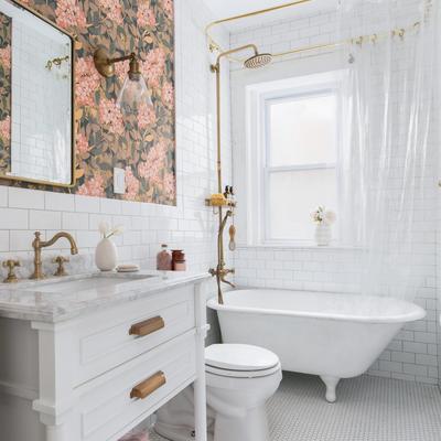 Merola Tile Park Slope Subway Glossy White 3"x 6" Ceramic Wall Tile