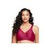 Plus Size Women's MAGICLIFT® SEAMLESS SPORT BRA 1006 by Glamorise in Ruby Red (Size 46 DD)