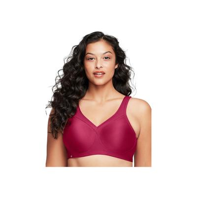 Plus Size Women's MAGICLIFT® SEAMLESS SPORT BRA 1006 by Glamorise in Ruby Red (Size 40 D)