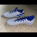 Adidas Shoes | Adidas Men's Nemeziz 19.4 Fxg Sneaker, Ftwr White/Team Royal | Color: Blue/White | Size: 11.5