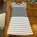 American Eagle Outfitters Dresses | American Eagle Xs Striped T Shirt Dress | Color: Black/White | Size: Xs