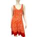 Athleta Dresses | Athleta Starfish Orange Reef Print Dreamin Jersey Dress Size Small | Color: Orange | Size: S