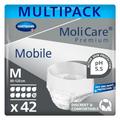 MoliCare Premium Mobile Einweghose: Diskrete Anwendung bei Inkontinenz für Frauen und Männer; 10 Tropfen, Gr. M (80-120 cm Hüftumfang), 3x14 Stück
