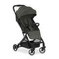 hauck Reise Buggy Travel N Care, für Kinder, bis 25 kg Belastbar, Leicht, Kompakt, Komfortable Sitz-/Liegefunktion, Leichtlaufräder, Federung, UV-Schutz 50+, Einhändig Klein Faltbar, Olive Grün