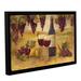 Red Barrel Studio® Fresco Afternoon Pinot - Painting on Canvas Canvas, Cotton in Brown/Green/Red | 12 H x 18 W x 2 D in | Wayfair