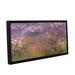 ArtWall Water Lilies - Painting on Canvas Canvas, Faux Fur in Blue/Green/Indigo | 6 H x 12 W x 2 D in | Wayfair 1mon006a0612f