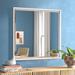 Wade Logan® Ea Modern & Contemporary Beveled Accent Mirror Wood in Gray | 40 H x 40 W x 2 D in | Wayfair 5687648608B14DE0A17ABD264C349E6C