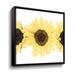 Rosalind Wheeler Sunflowers In A Row I Gallery Wrapped Canvas in Yellow | 18 H x 18 W x 2 D in | Wayfair AC63D2E4B28E4968AB253B3630FC59A7