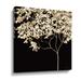 Red Barrel Studio® Gold Shimmer Tree Gallery Wrapped Canvas in Black/Green | 10 H x 10 W x 2 D in | Wayfair 3CEA21DC750946F9A3883881CE3BF879