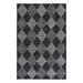 White 60 x 36 x 0.24 in Indoor Area Rug - Dakota Fields Kilim 306 Area Rug In Black/Ivory Polyester | 60 H x 36 W x 0.24 D in | Wayfair