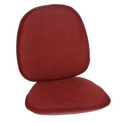 Klear Vu Gripper Non-Slip Mid Century Modern Shell Dining Chair Upholstered Cushion