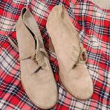 J. Crew Shoes | J. Crew Suede Heels Size 8 | Color: Cream | Size: 8