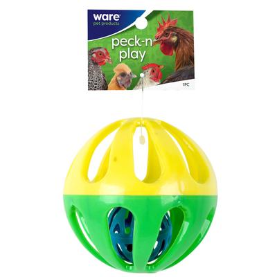 WARE Peck-N-Play Ball Toy, Small