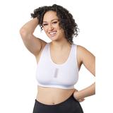 Plus Size Women's The Steffi Cooling Comfort Everyday Bra by Leading Lady in White (Size M)